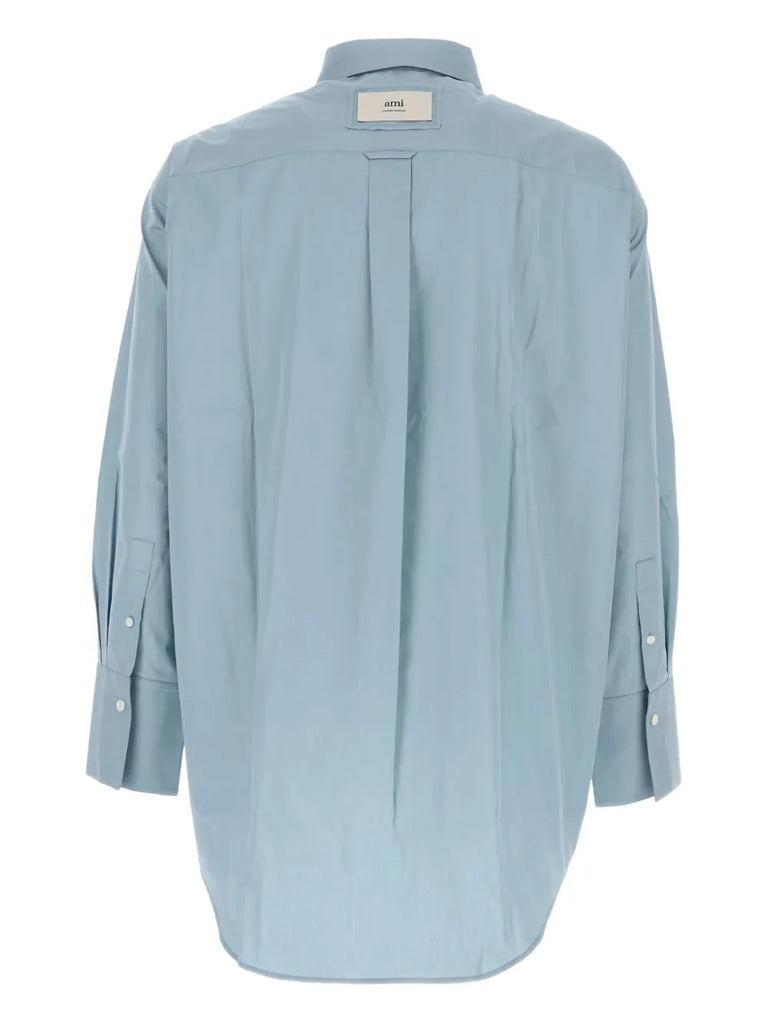poplin button-down shirt