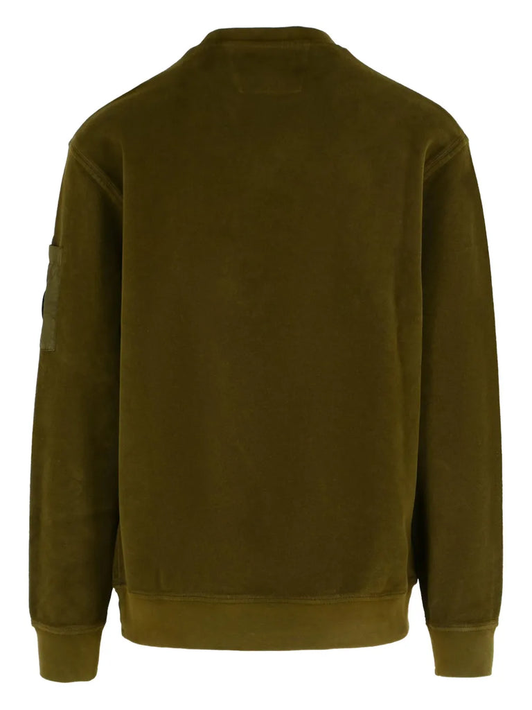 pocket-patch crew neck sweatshirt