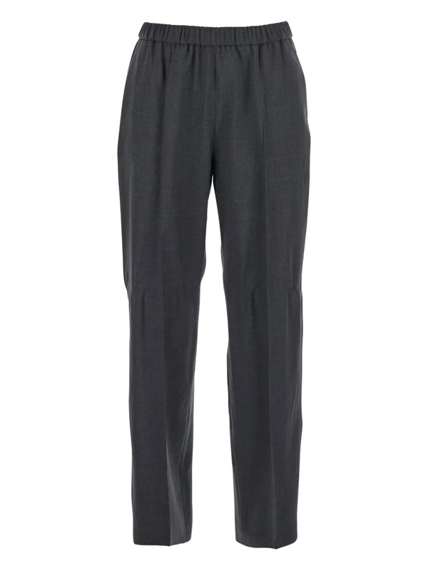 Gubbio wool zip-fly trousers