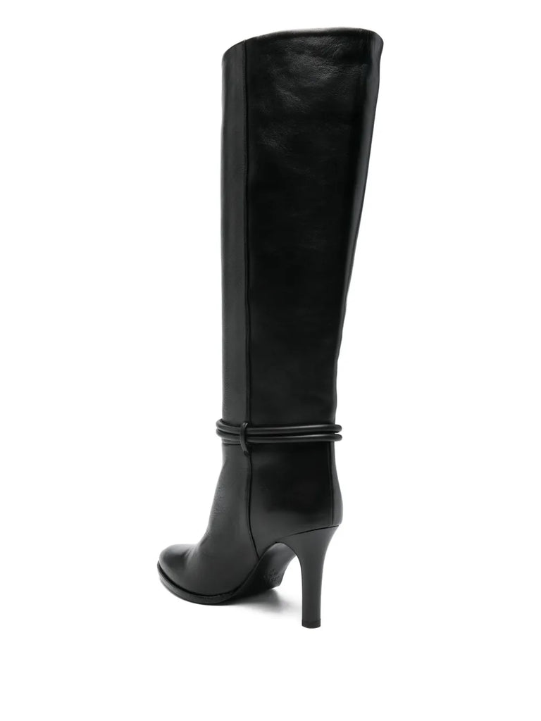IEVA BUTTON HIGH BOOTS