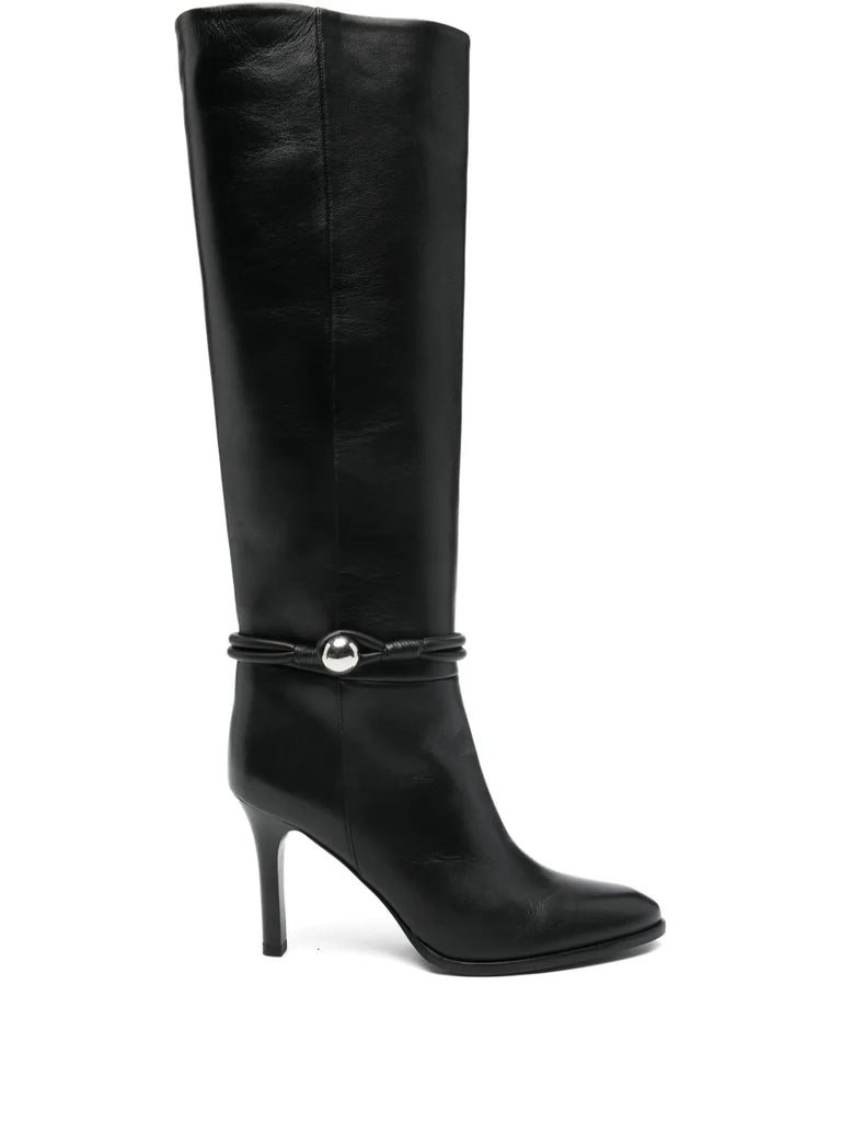 ieva button high boots