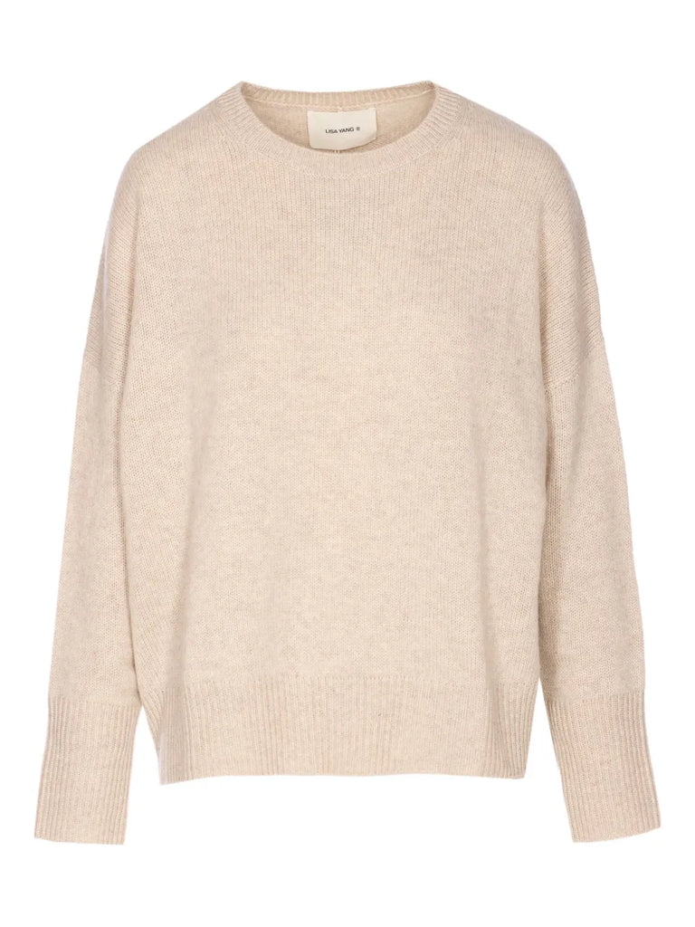 crew-neck cashmere sweater