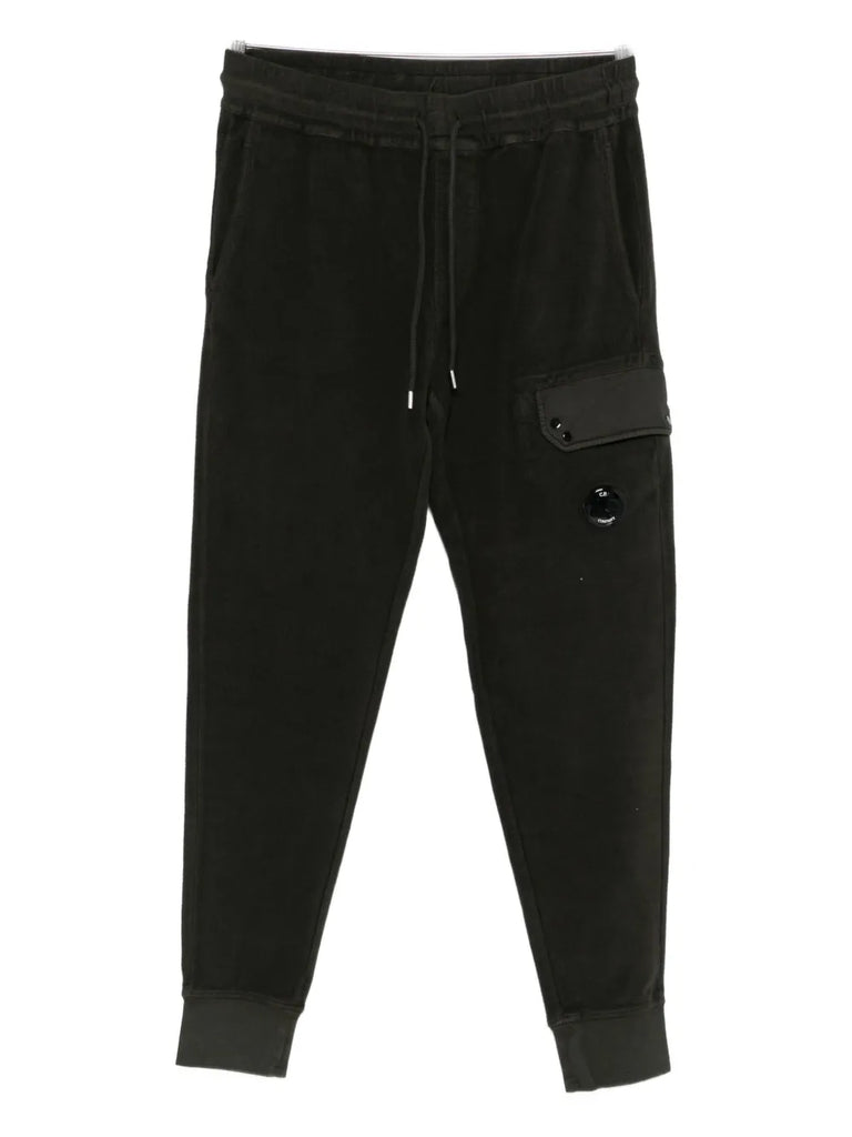 cargo-pocket track pants