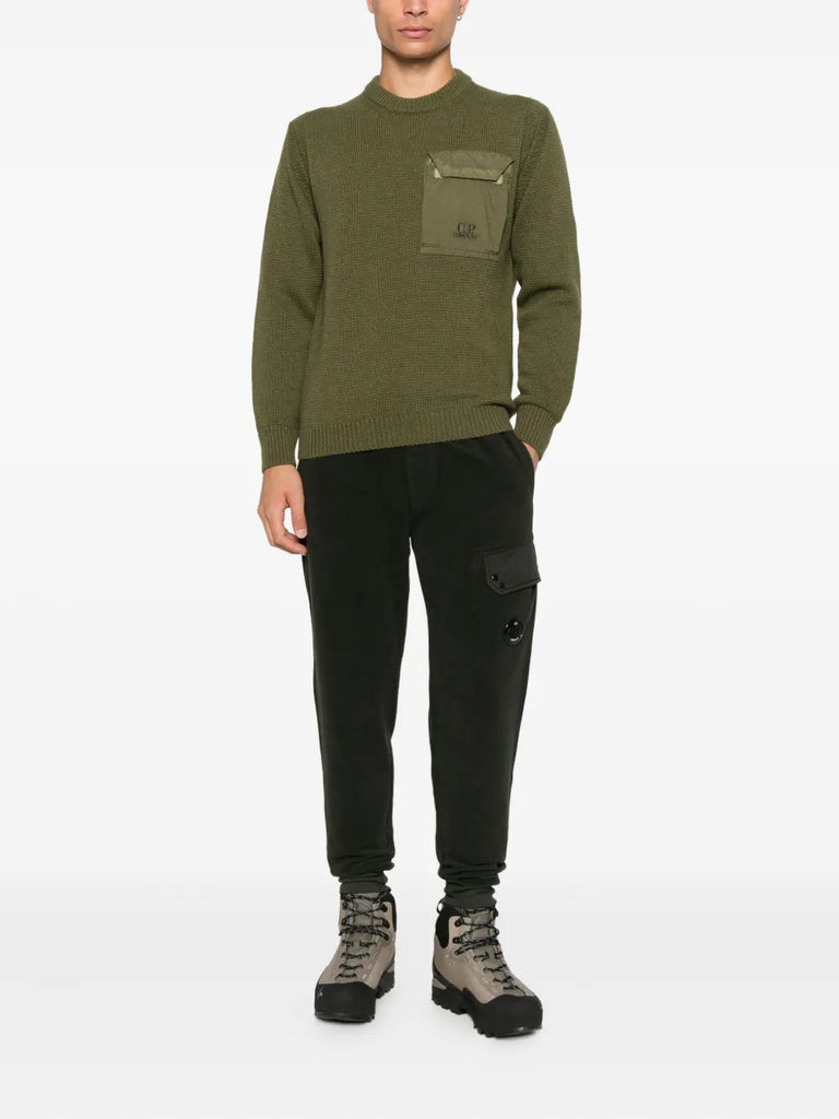 cargo-pocket track pants