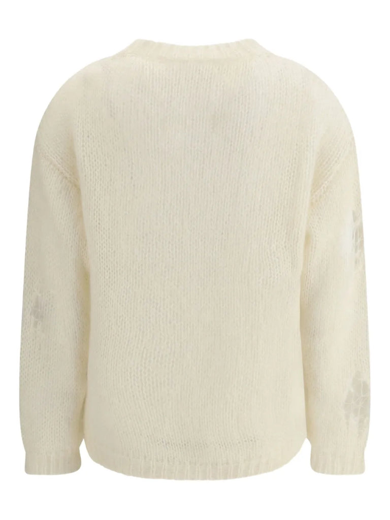 ripped-effect sweater