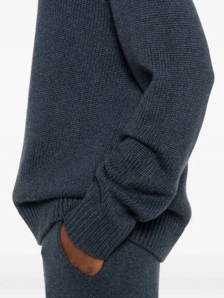 raglan-sleeve cashmere sweater
