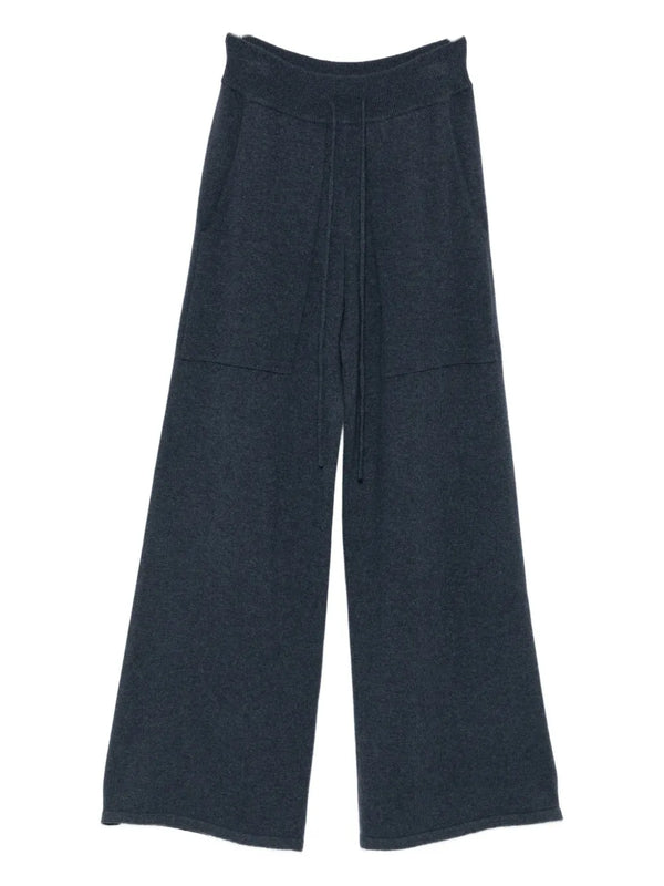 cashmere drawstring trousers
