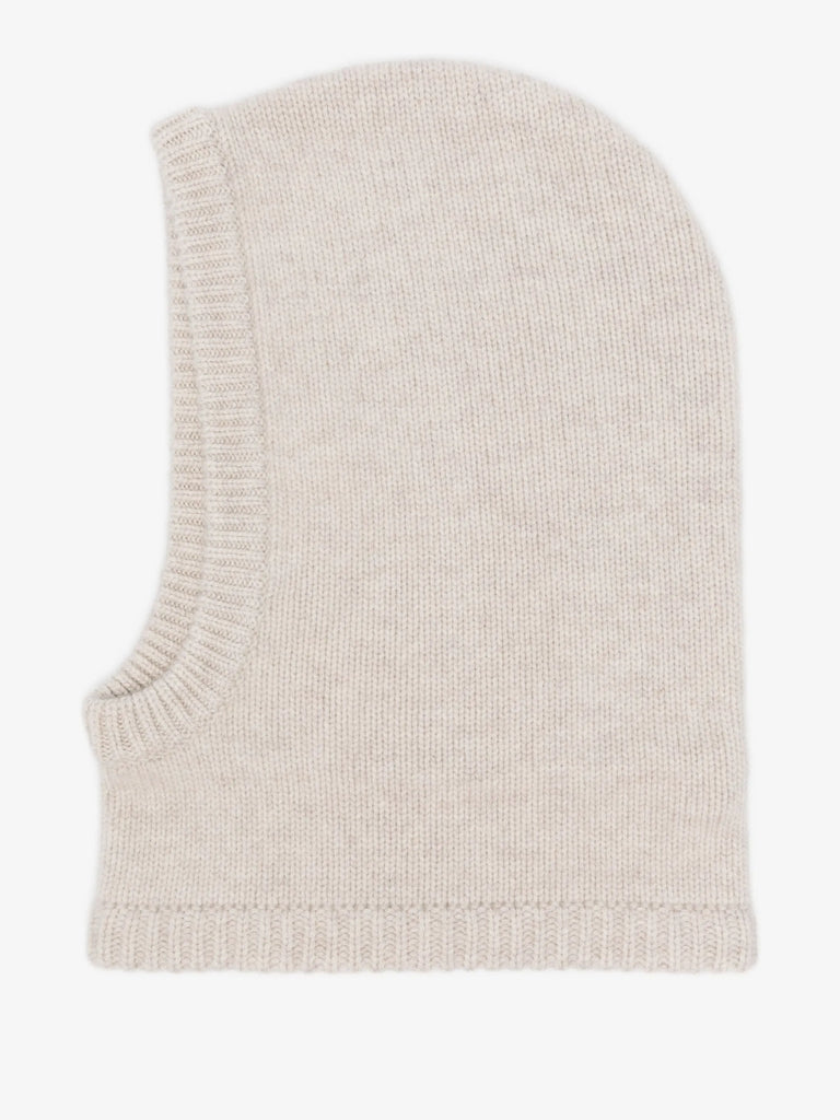 ribbed-trim balaclava