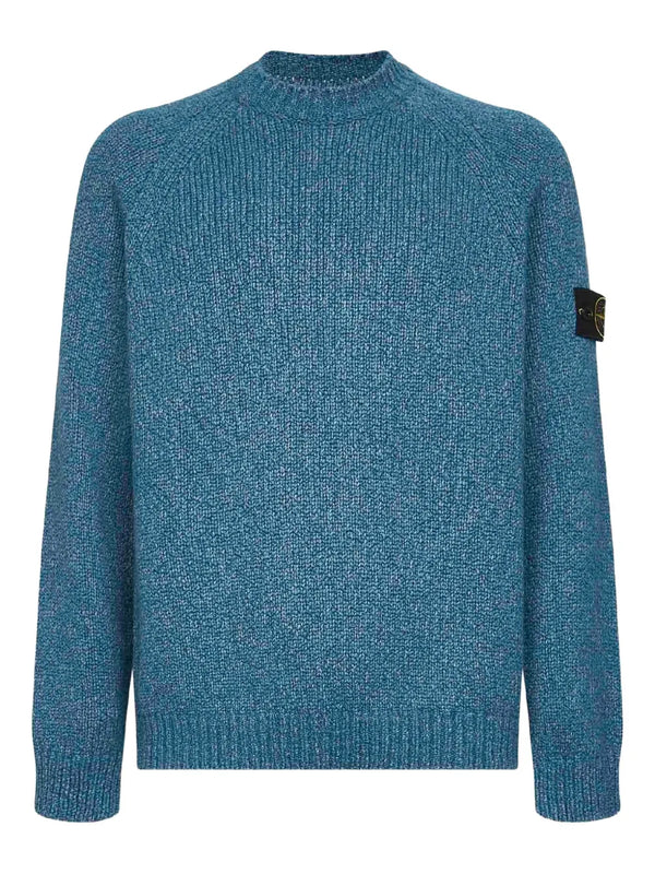 raglan-sleeve crewneck sweater