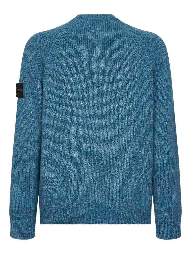 raglan-sleeve crewneck sweater
