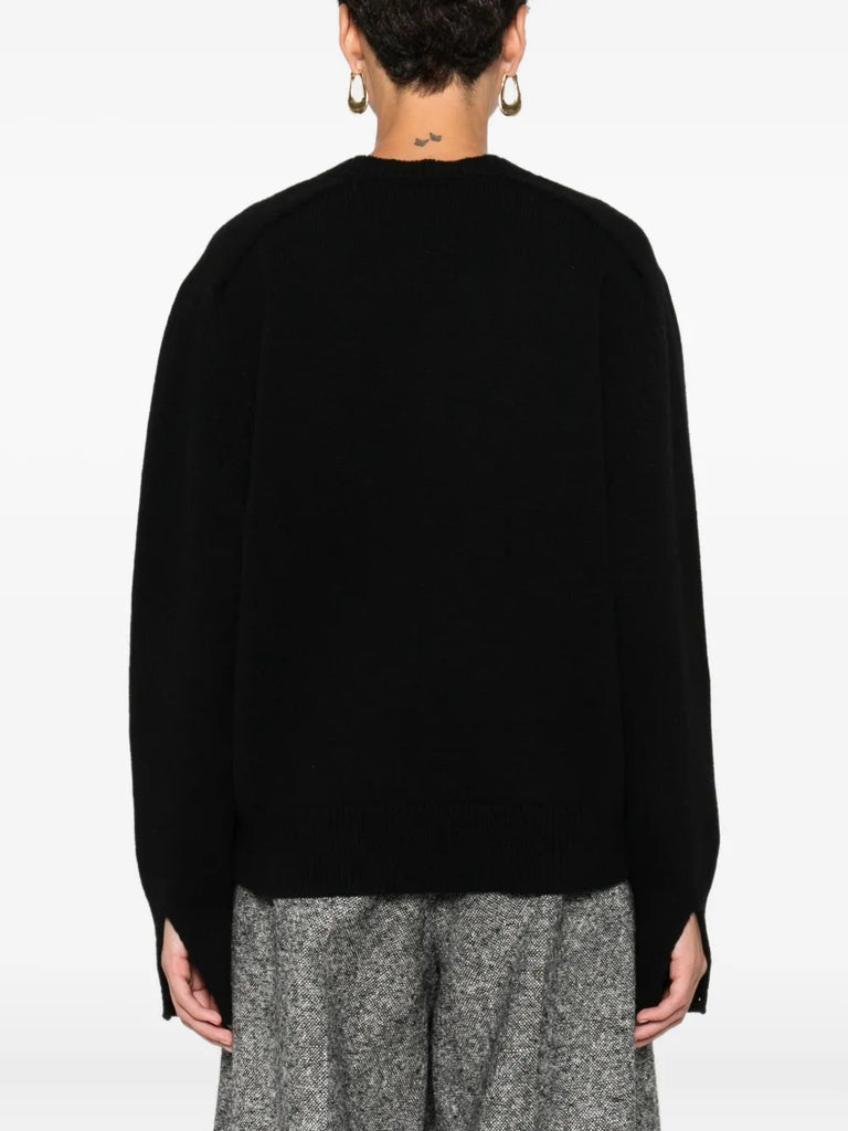 v-neck wool jumper