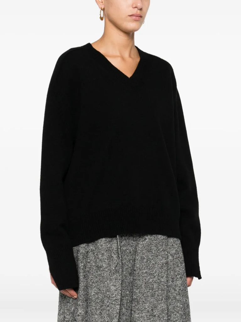 v-neck wool jumper