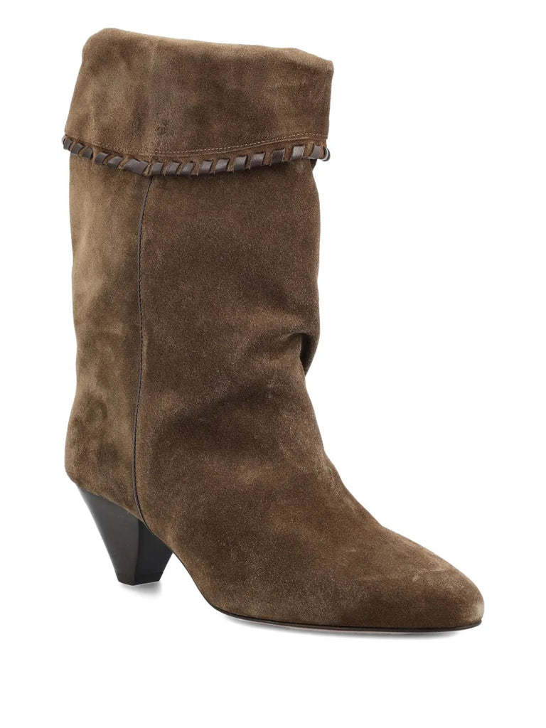 Dalby braided-tassel boots