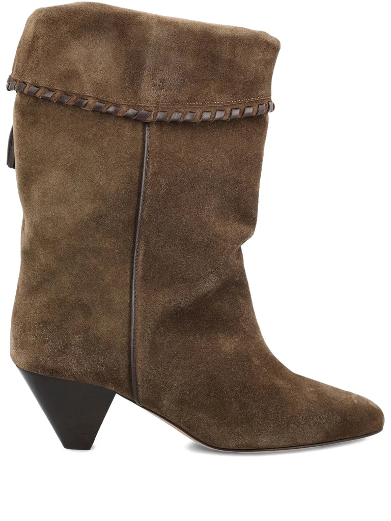 Dalby braided-tassel boots