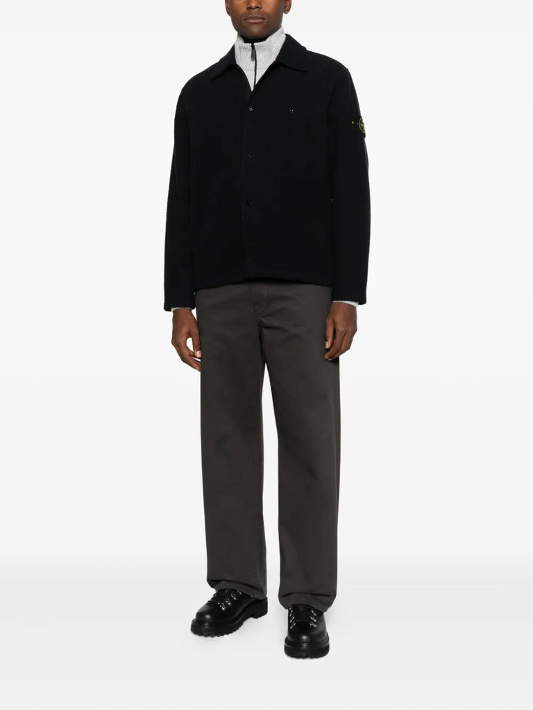virgin wool blend shirt