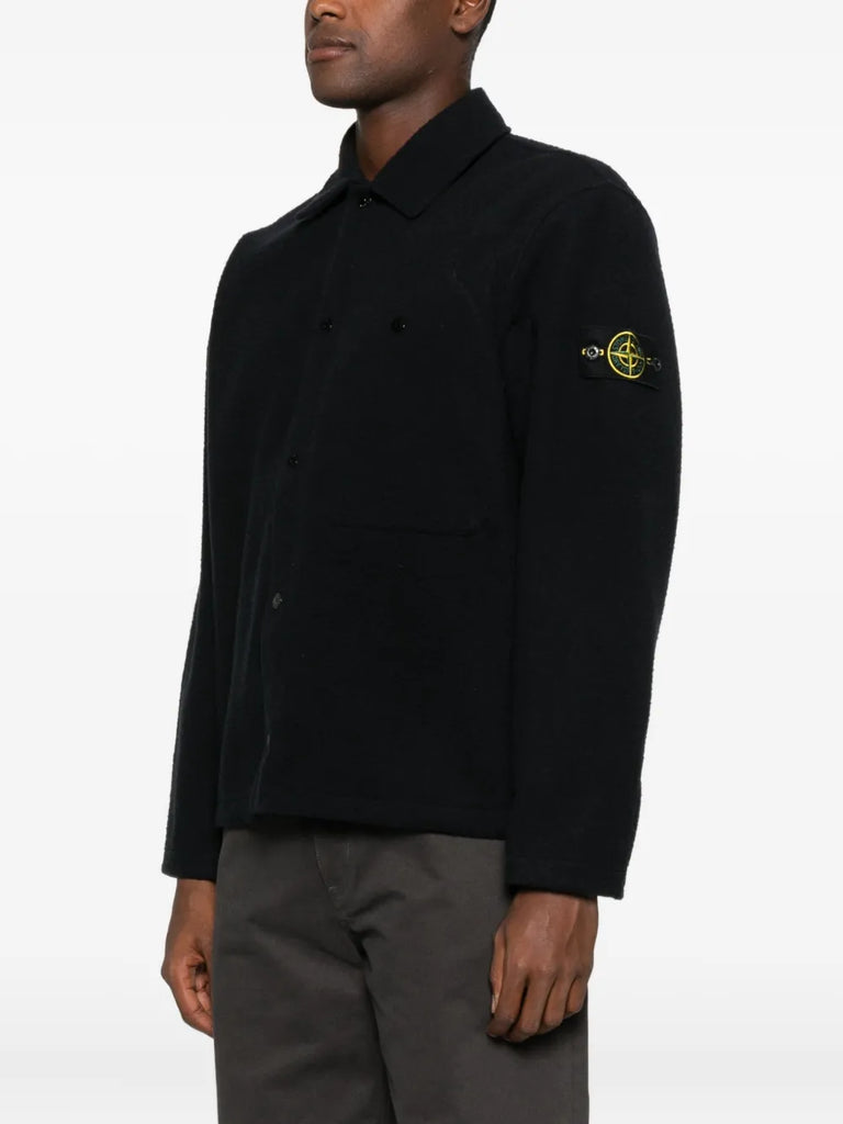 virgin wool blend shirt