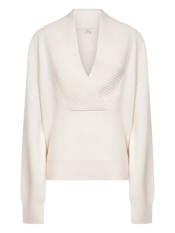 V-neck cashmere sweater