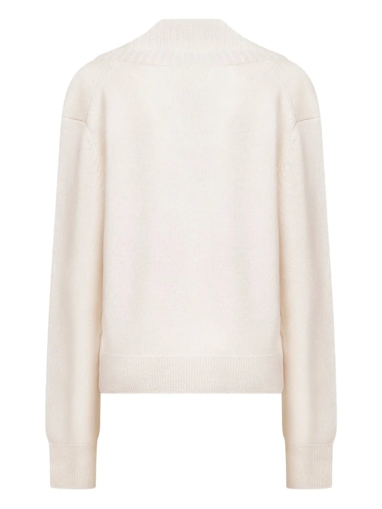 V-neck cashmere sweater