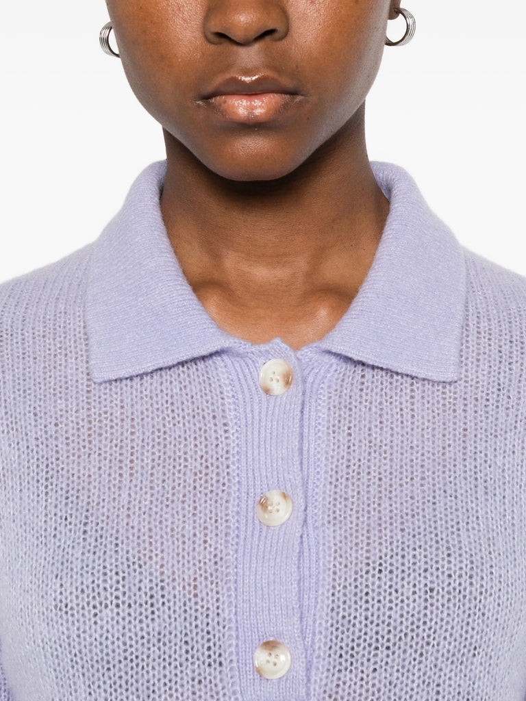 Masy buttoned polo top