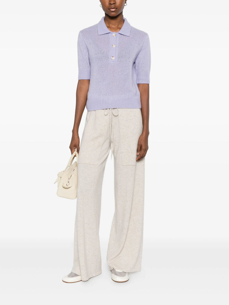 Masy buttoned polo top