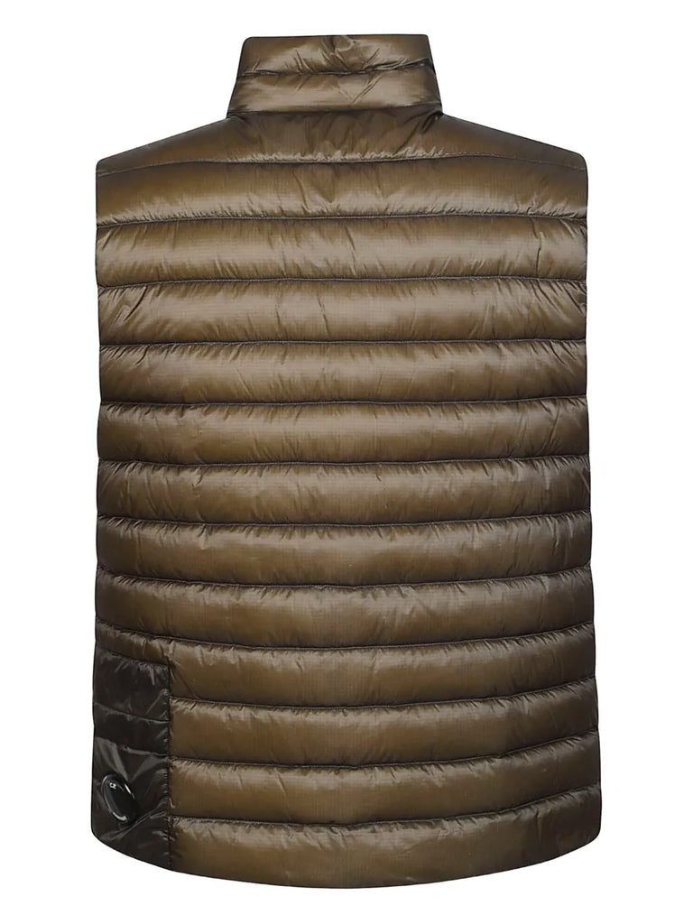 zip-up quilted gilet
