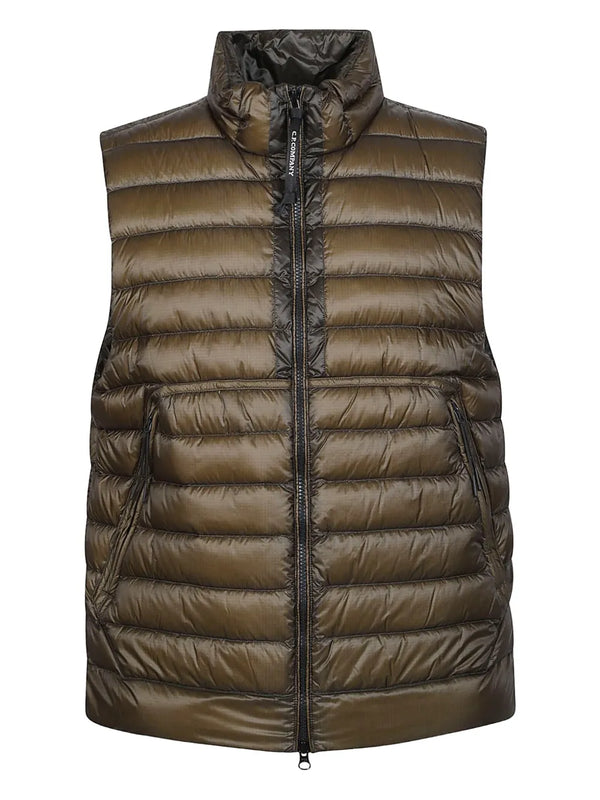 zip-up quilted gilet