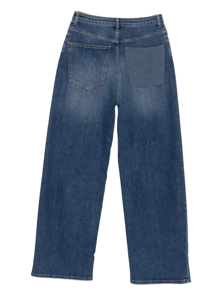 wide-leg jeans