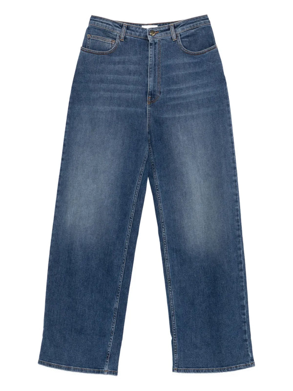 wide-leg jeans