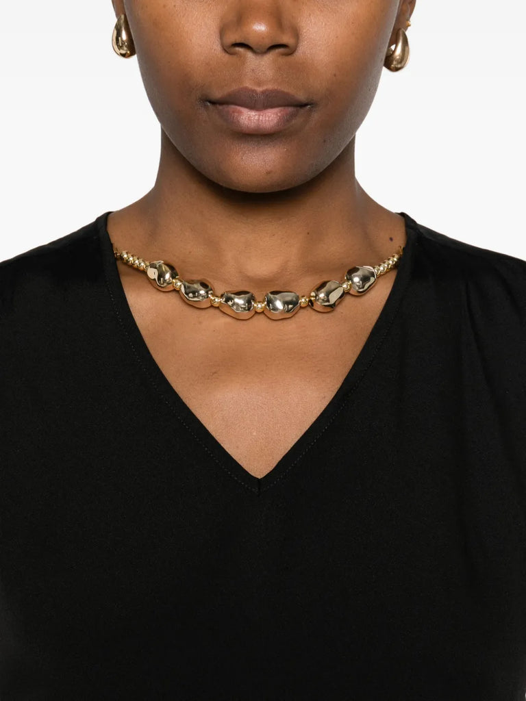 v-neck satin top