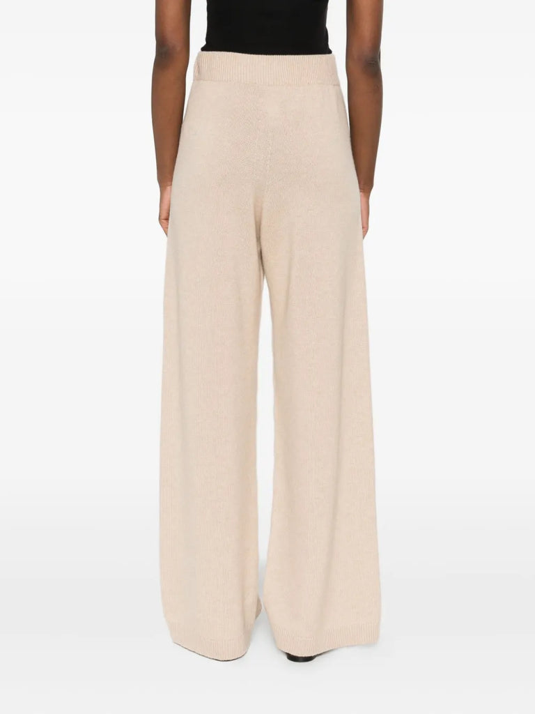 wool-silk blend pants