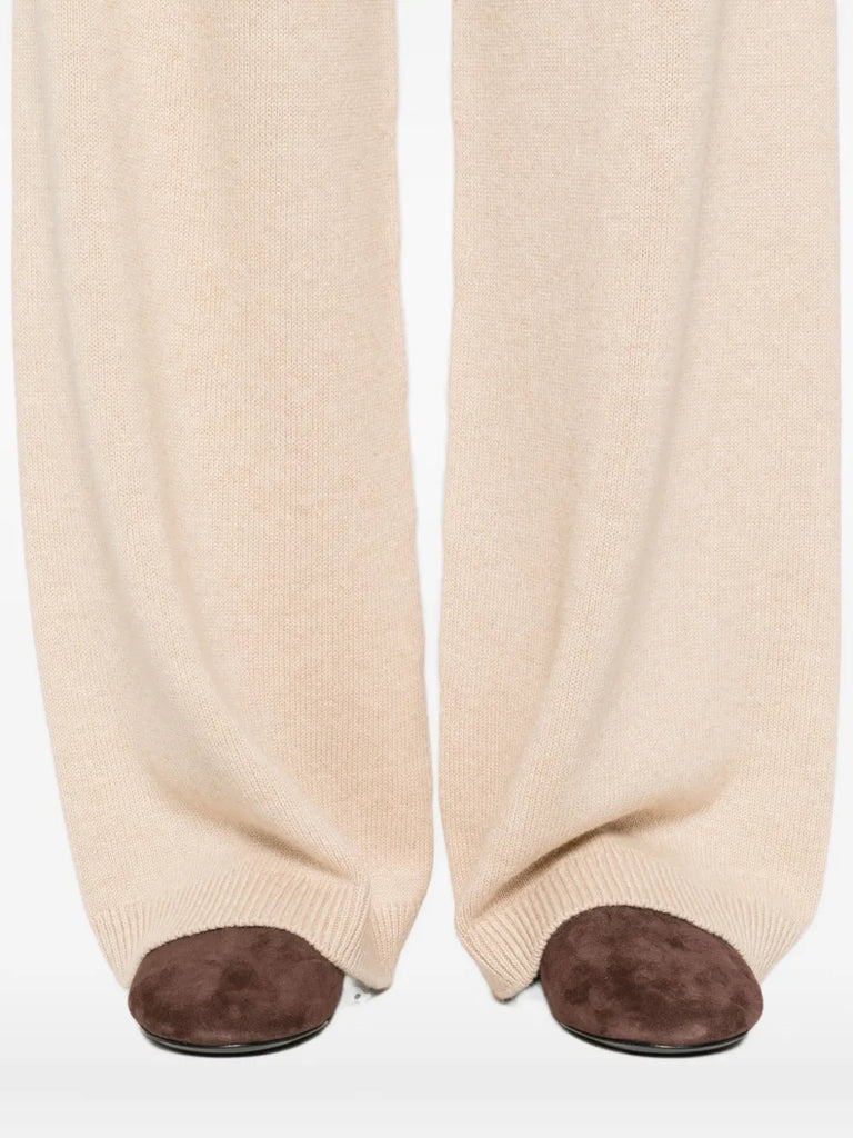 wool-silk blend pants