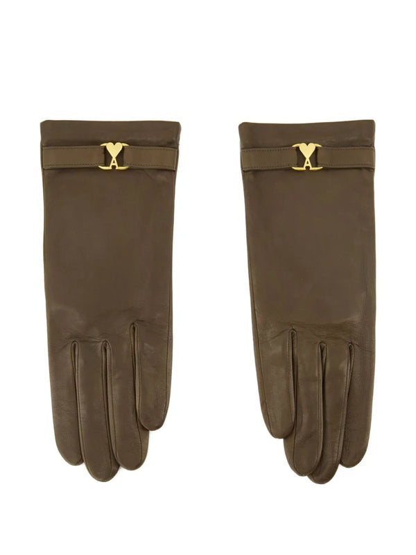 Ami De Coeur leather gloves