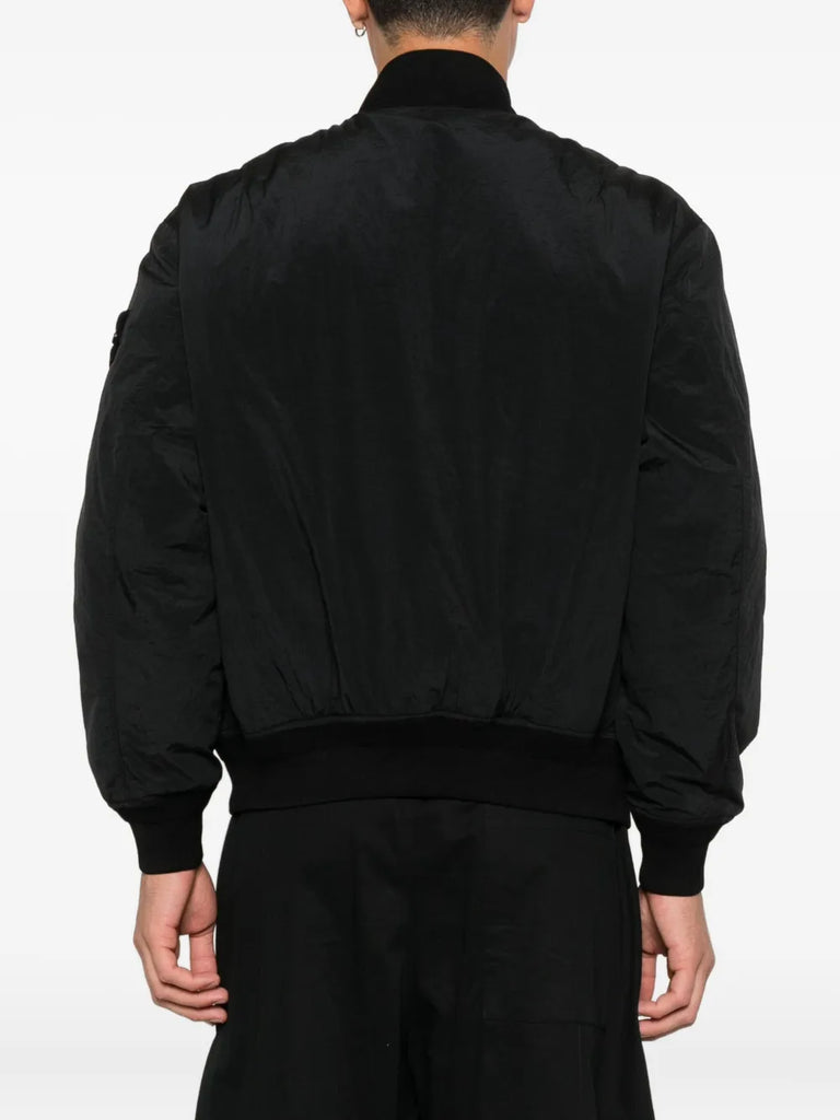Compass-badge bomber jacket