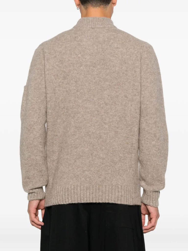Lens-detail sweater