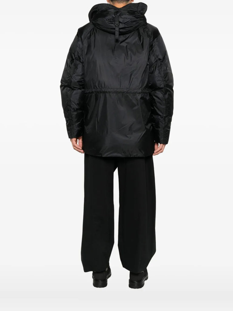 hooded down jacket