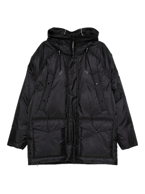 hooded down jacket