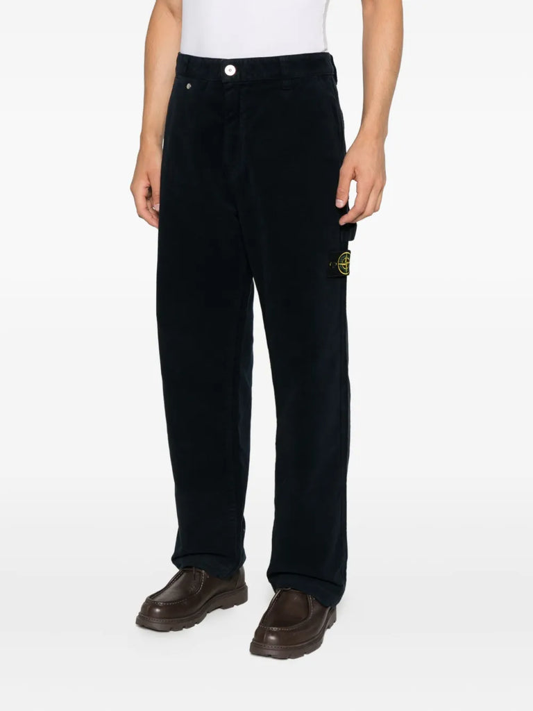 Compass-badge trousers