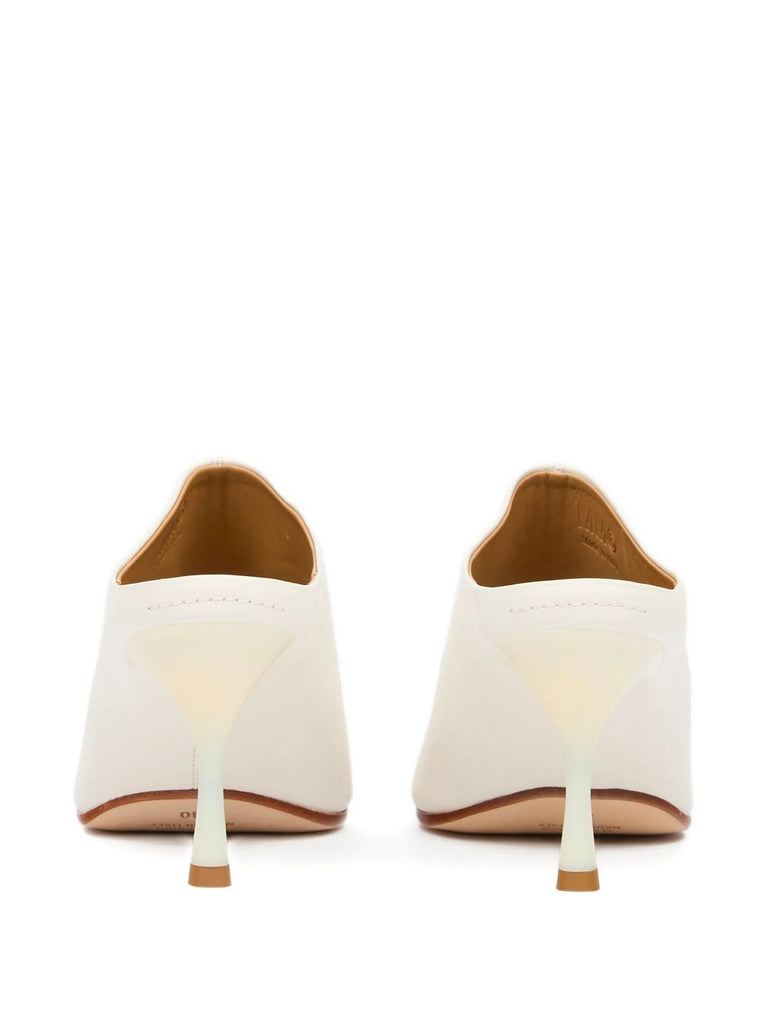square-toe mules