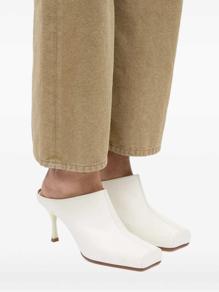 square-toe mules