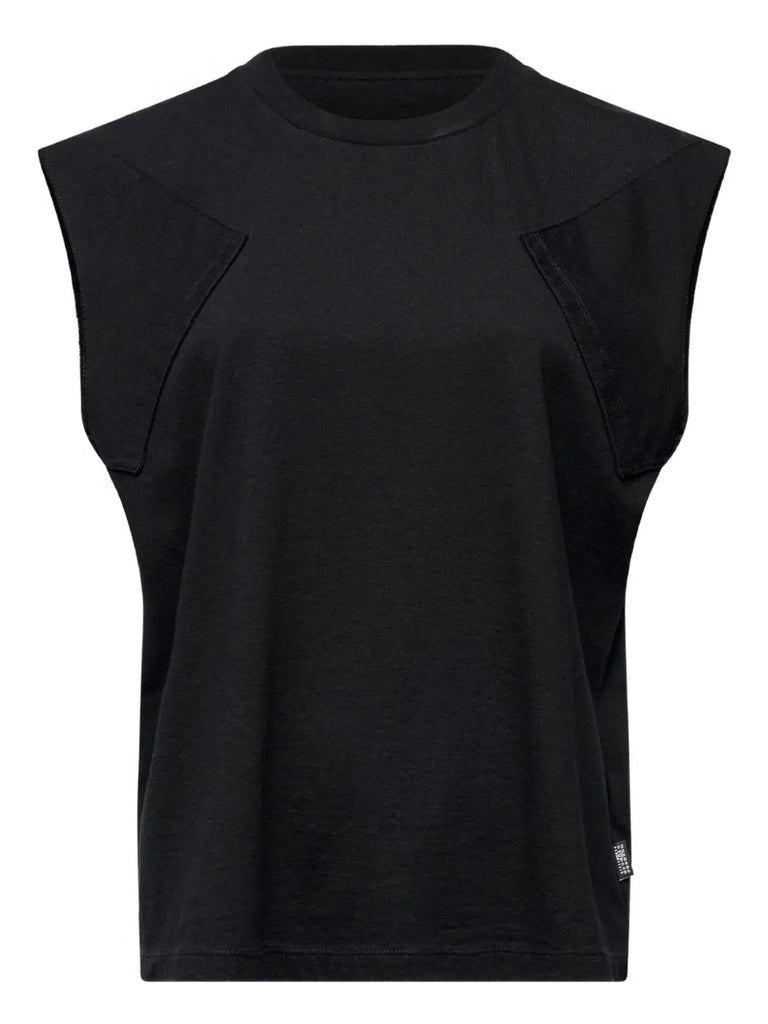 crew-neck vest