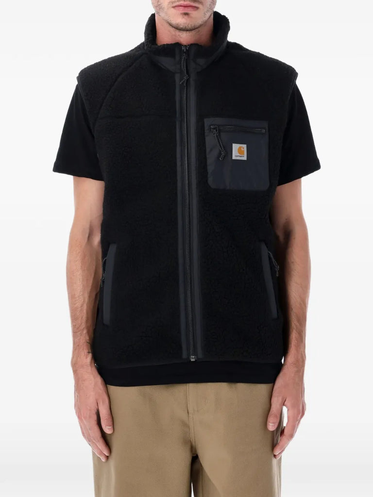 zip fleece gilet