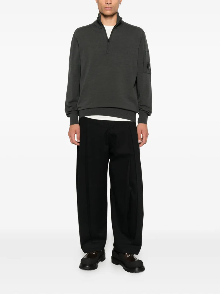 half-zip sweater