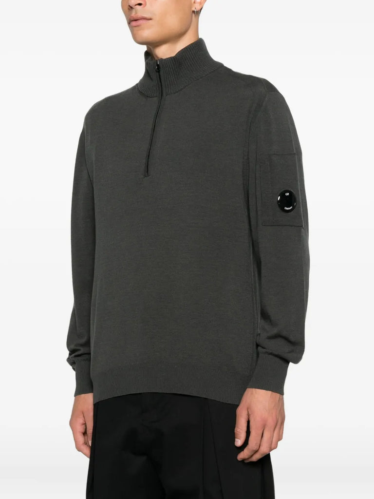 half-zip sweater