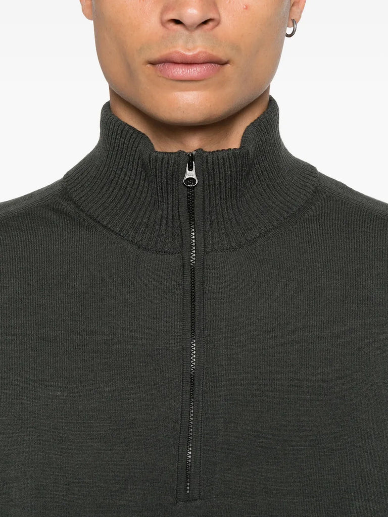 half-zip sweater