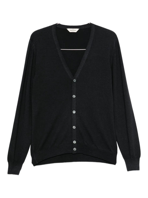 v-neck button cardigan