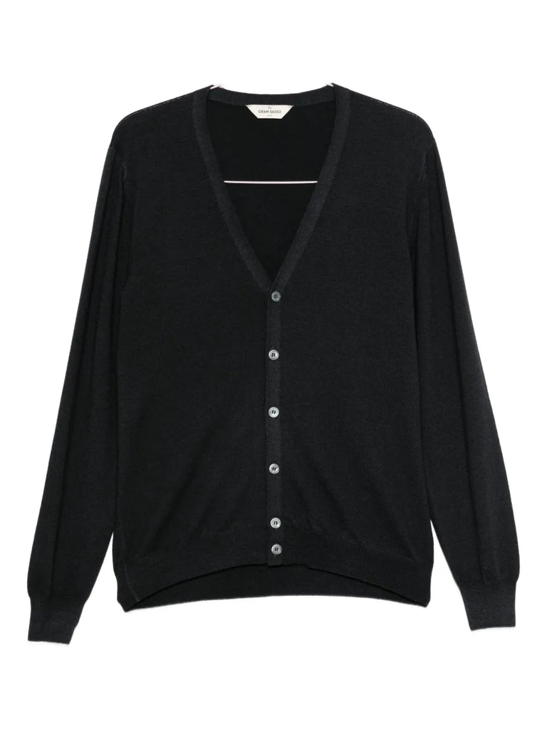 v-neck button cardigan