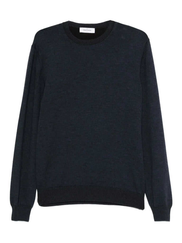 crew-neck wool sweater