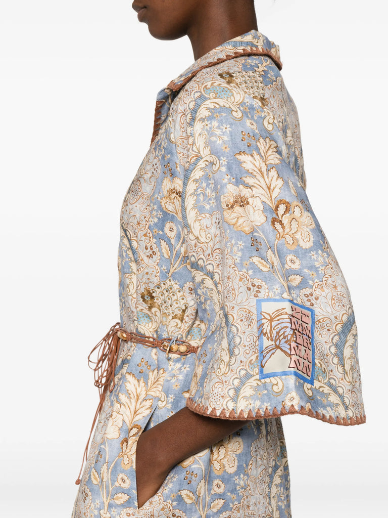 Daylight print midi dress