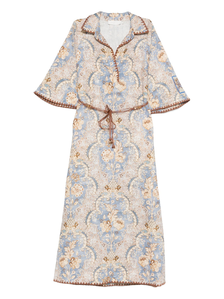 Daylight print midi dress