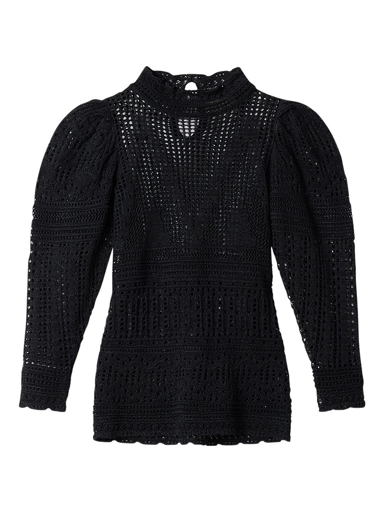 Dahara openwork blouse